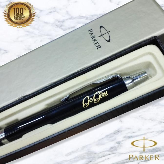 

Parker New Im Black Chrome Trim Ballpoint Original New Stok