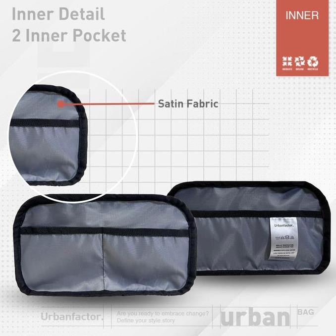 

Pouch Pensil Case Pria Wanita Urban Factor - Harmony New Stok