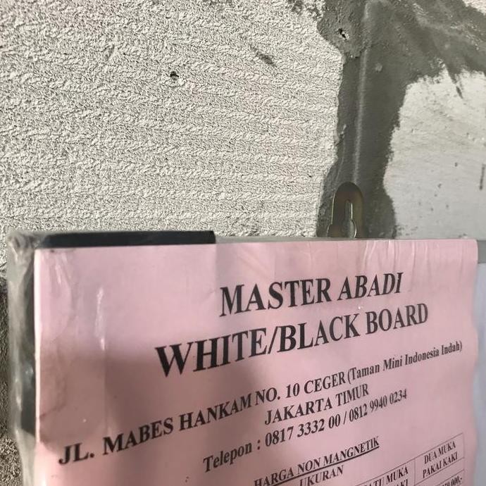

Papan Tulis / Whiteboard Gantung 40X60 Magnetik New Stok