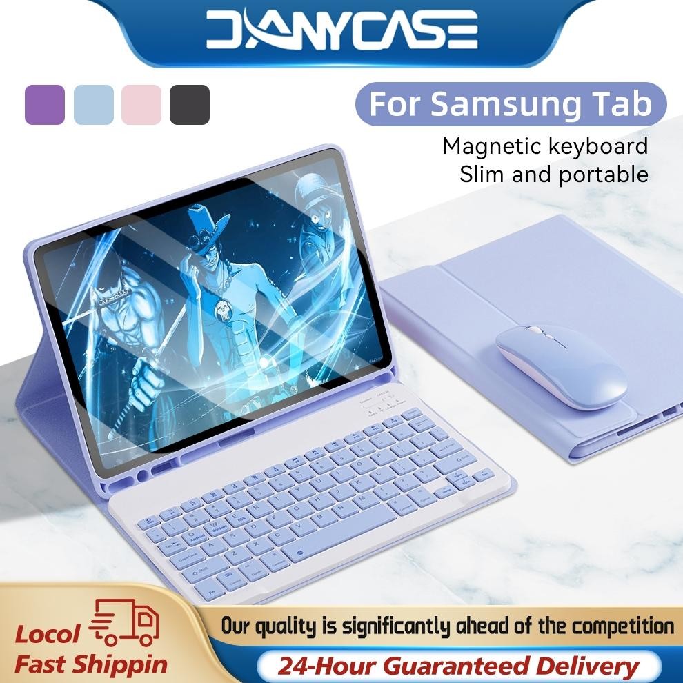 (NEW MODEL) DANYCASE Samsung case set Tablet Cover with Keyboard Mouse for Samsung Galaxy Tab A9 Plu