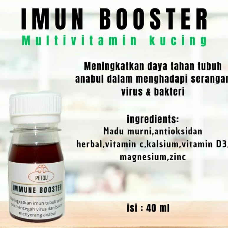 Vitamin Imun Booster Kucing/Peningkat Imun Daya Tahan Tubuh DiM