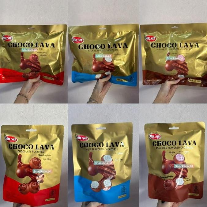 

MR SIF AILISHA CHOCO LAVA ASSORTED / CHOCOLATE / MILK - CHOCOLATE FILLING