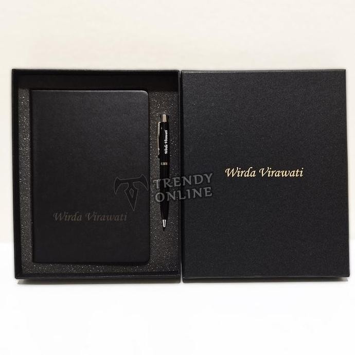 

Gift Set Souvenir Notebook, Ballpoint, Si, Hadiah, Pulpen Buku New Stok