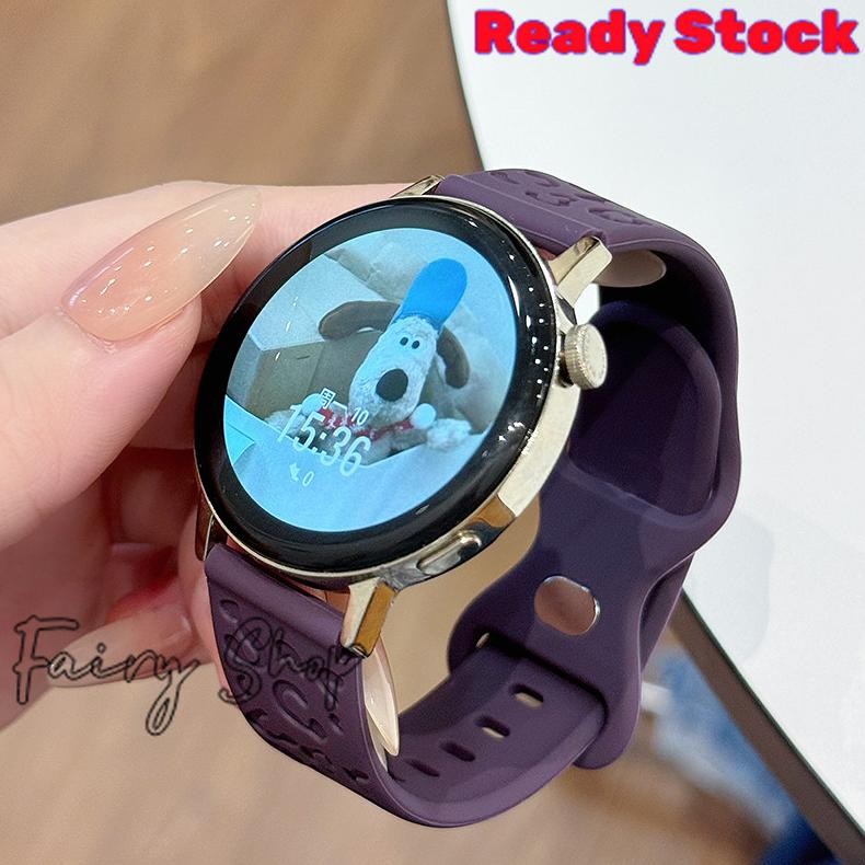 Concave Leopard Watch Strap 20mm / 22mm for Samsung Galaxy Watch FE 7 6 5 4/Huawei GT 5 4 3 Smart Wa