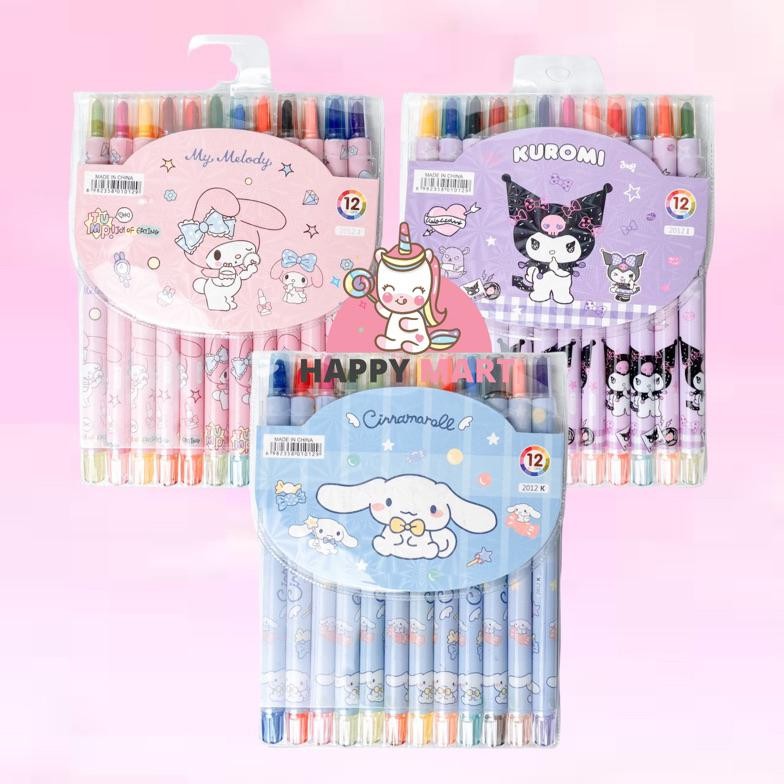 

We-12 Crayon Putar 12 Collors We-12