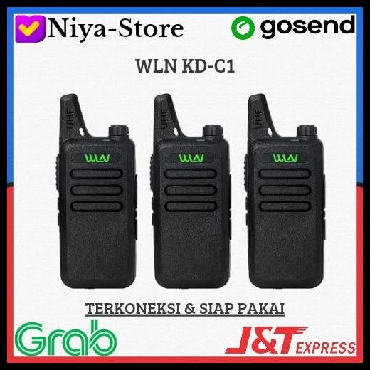 Terlaris Paket 3 Unit HT WLN KD-C1 (Terkoneksi) Best Seller