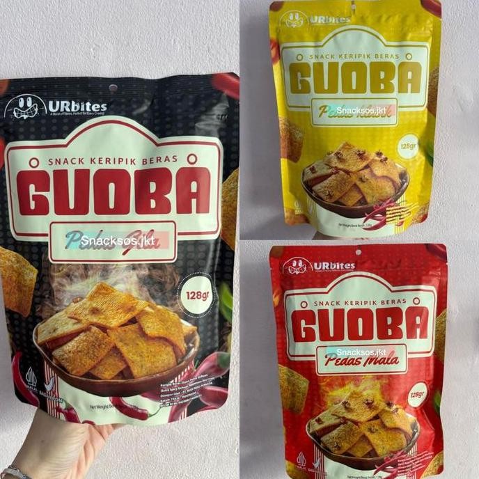 

URBITES GUOBA SNACK KERIPIK BERAS PEDAS GILA / PEDAS KLASIK / PEDAS MALA