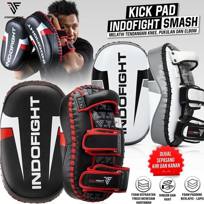 Kick Pad Indofight Muay Thai Pad Target Tendangan Pad Muaythai Kick Pad Muay Thai Pad Muaythai Boxin