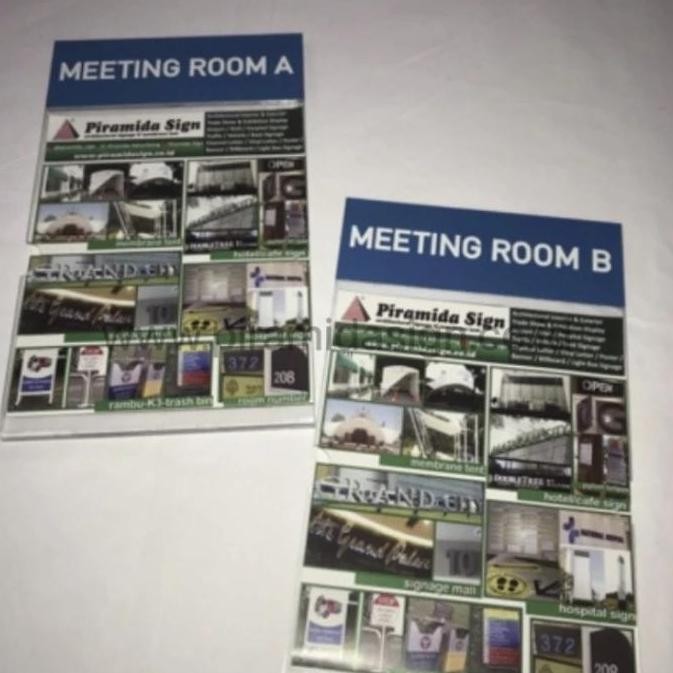 

Akrilik Sign Board Gambar Papan Meeting Room Nama Ruang Display New Stok