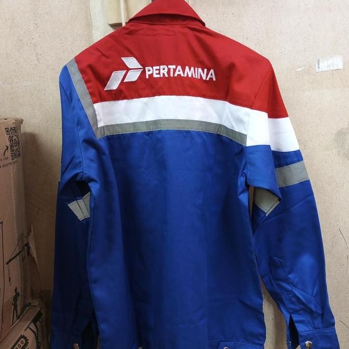 SERAGAM ATASAN PERTAMINA NOMEX / BAJU SAFETY MURAH