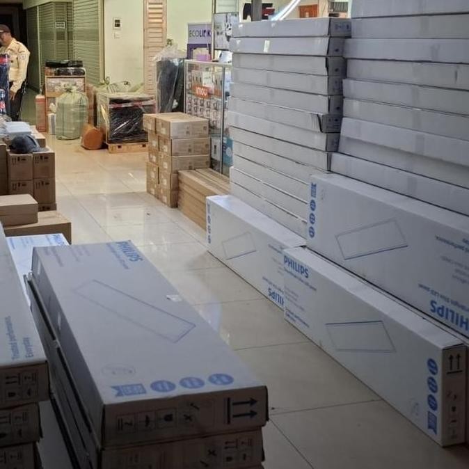 Lampu Panel LED PHILIPS RC081V 30x120 40W Slim Natural White & Putih