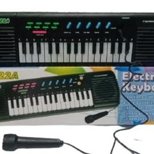 Keyboard Electronic Piano Mainan Piano Anak Dan Mic Karaoke Mainan Piano Set Microphone Mainan Musik