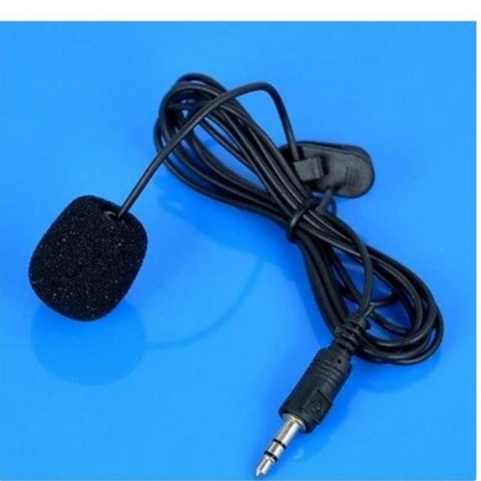 Mic Clip On 3.5mm 4 Meter Microphone Jepit HP Android / Smartphone Panjang
