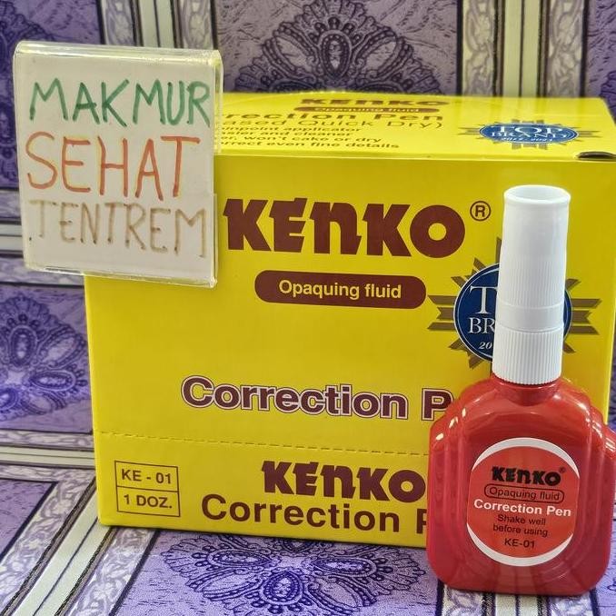 

Correction Fluid Ke-01 Kenko / Tipex Ke01 Skua240013 New Stok