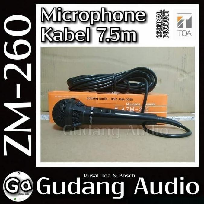 Mic Kabel TOA Semua Tipe - Mikrofon Kabel untuk Toa Original Lengkap