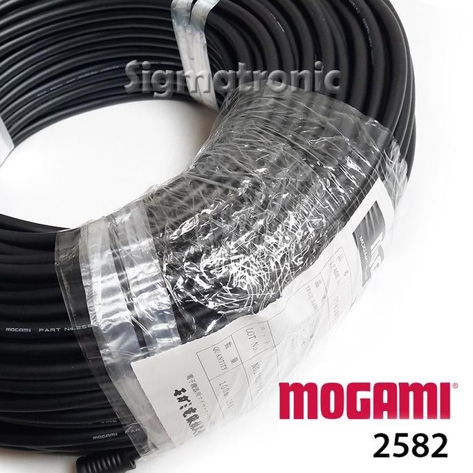 Kabel Microphone MOGAMI 2582 Original Balanced Roll 1-Roll W2582
