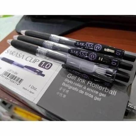 

Ball Point Pulpen Zebra Sarasa Clip Gel - Hitam,Biru New Stok
