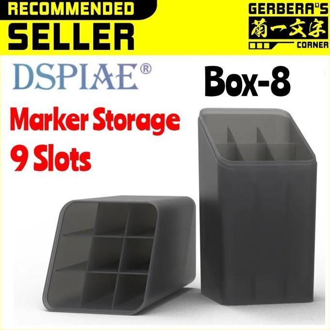

Dspiae Marker Storage Box 8 Tempat Marker Isi 9 Slot New Stok