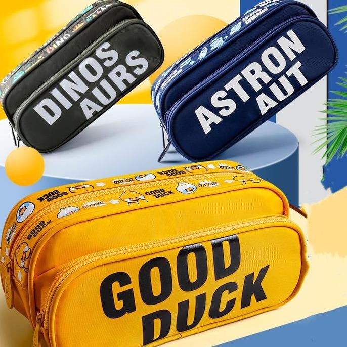 

Pencil Box Astronauts Kotak Pensil Robots Big Pencil Organizer Bag New Stok