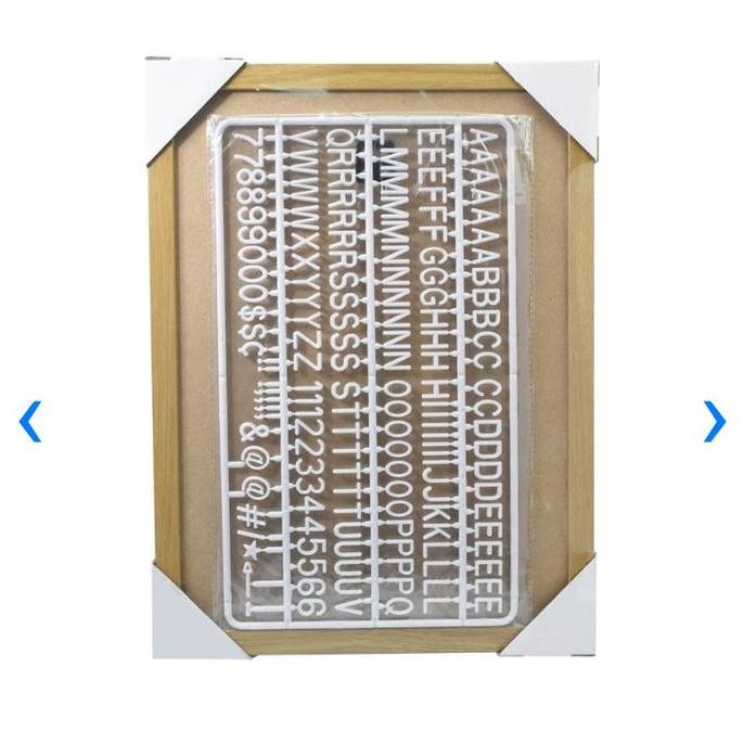 

Papan Letter Board Informasi Dinding & Meja 30X40 Cm New Stok