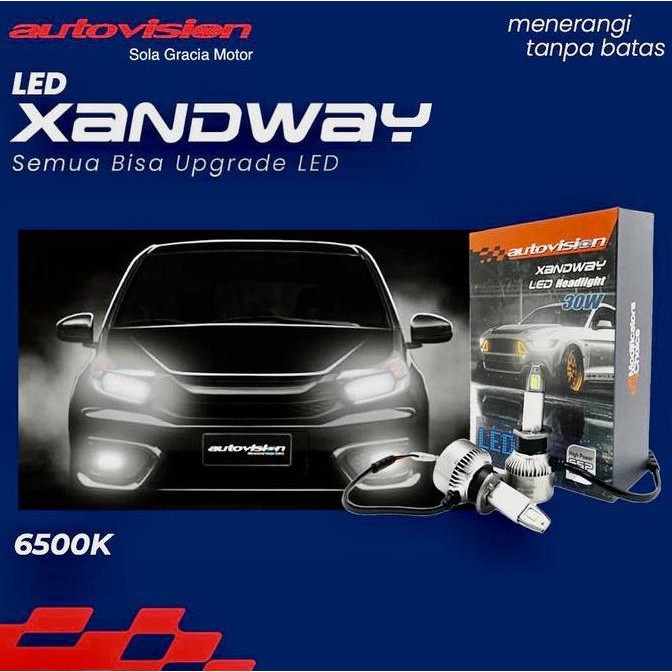 TERBARU - LED Mobil Xandway H11 / HB3 / HB4 Autovision.