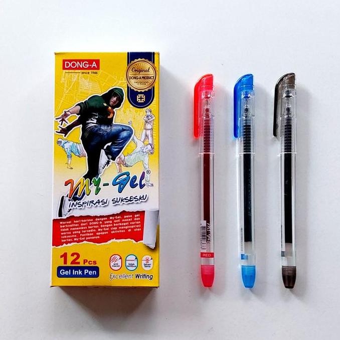 

Pen My Gell 0.5 Mm / Lusin ( 12 Pcs ) New Stok