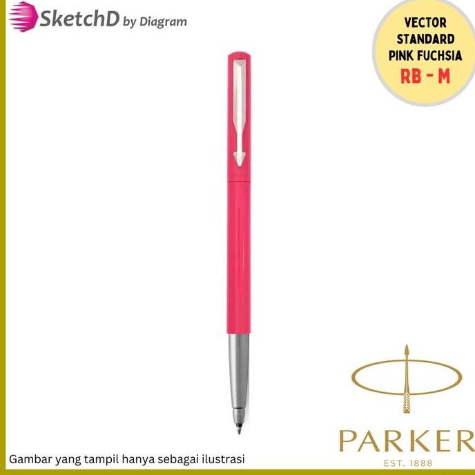 

Parker Vector Standard Fuchsia Pink Rb - Rollerball New Stok