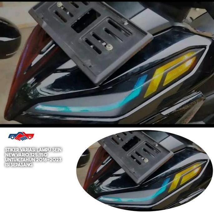 stiker variasi lampu sein NEW VARIO 125 150 tahun 2018-2023