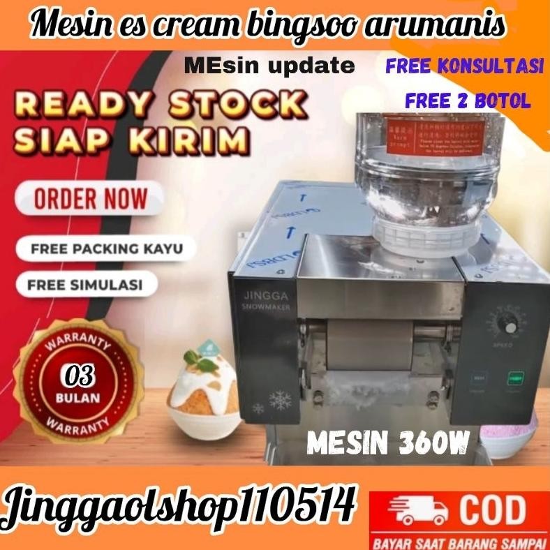 Mesin es krim bingsoo korea arumanis mesin es cream bingsu snow ice machine MURAH
