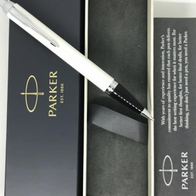 

Pen Parker New Im White Ct Ballpoint M.Blk Tb New Stok