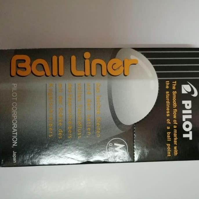 

Ball Point Pilot Balliner O.8/Pulpen Balliner New Stok