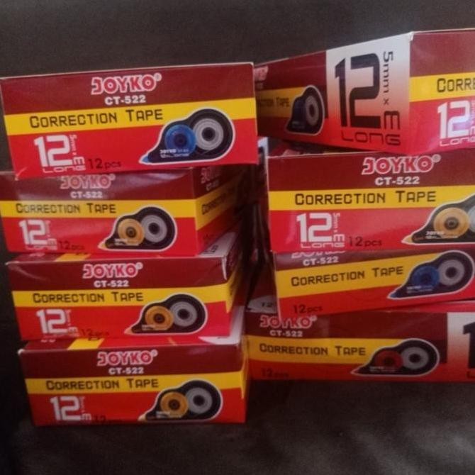 

Corection Tape Joyko Ct-522 Harga Satu Lusin New Stok