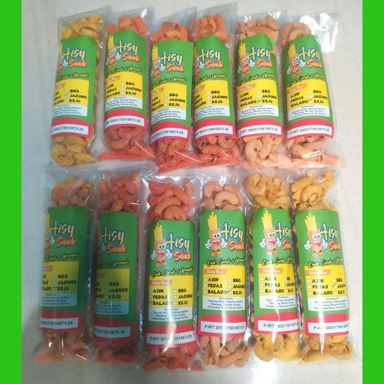 

PAKET MAKARONI BANTET 20 BUNGKUS 30gr TERMURAH AISY SNACK