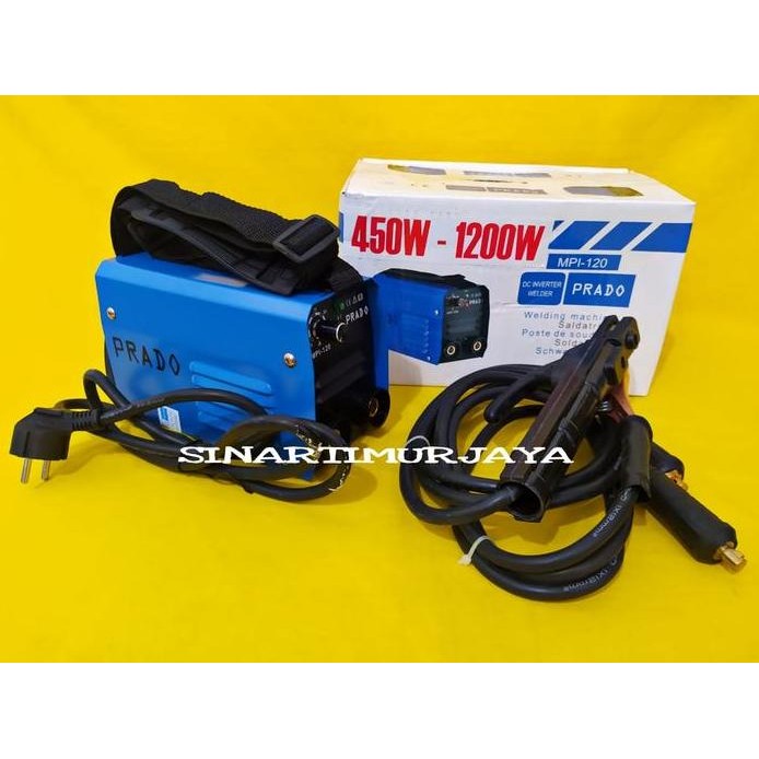 ready  PRADO MESIN TRAVO LAS / MESIN LAS INVERTER MPI-120 450 - 1200 WATT