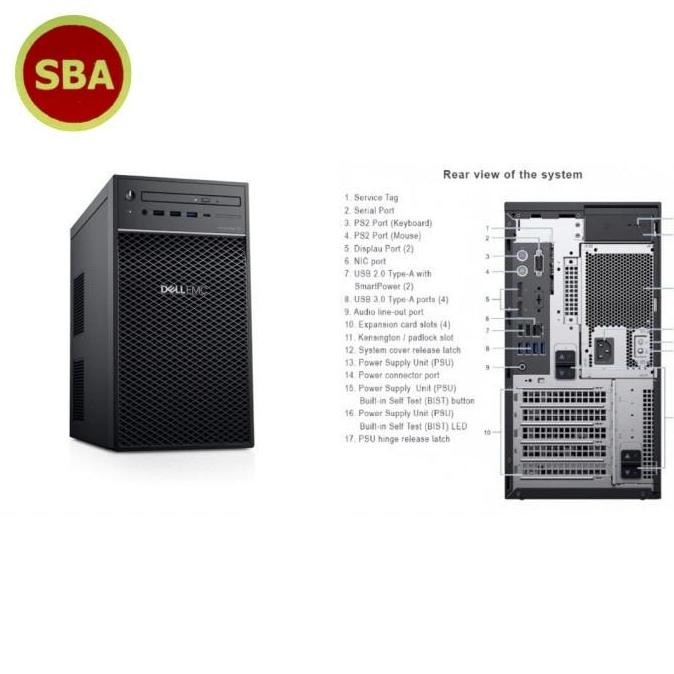 Dell PowerEdge T40 E-2224G, ECC 8GB, 1TB HDD SATA