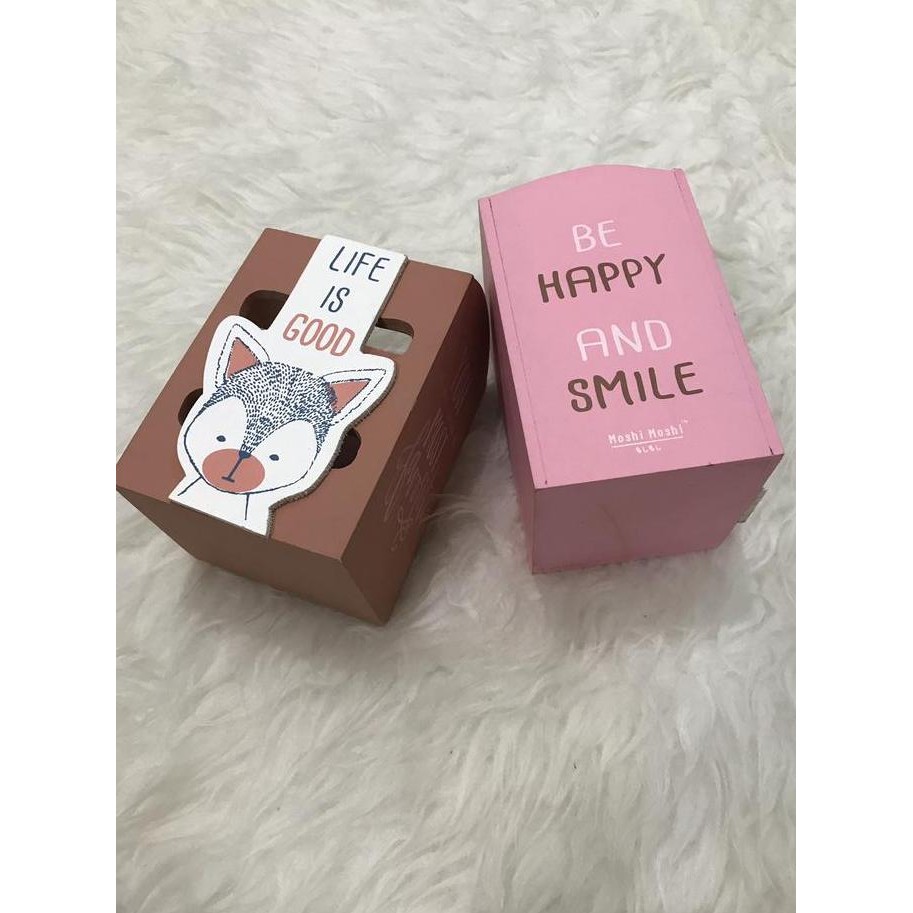 

Tempat Alat Tulis Kantor Import Thailand Lucu Karakter Deer Fox Cutesy New Stok