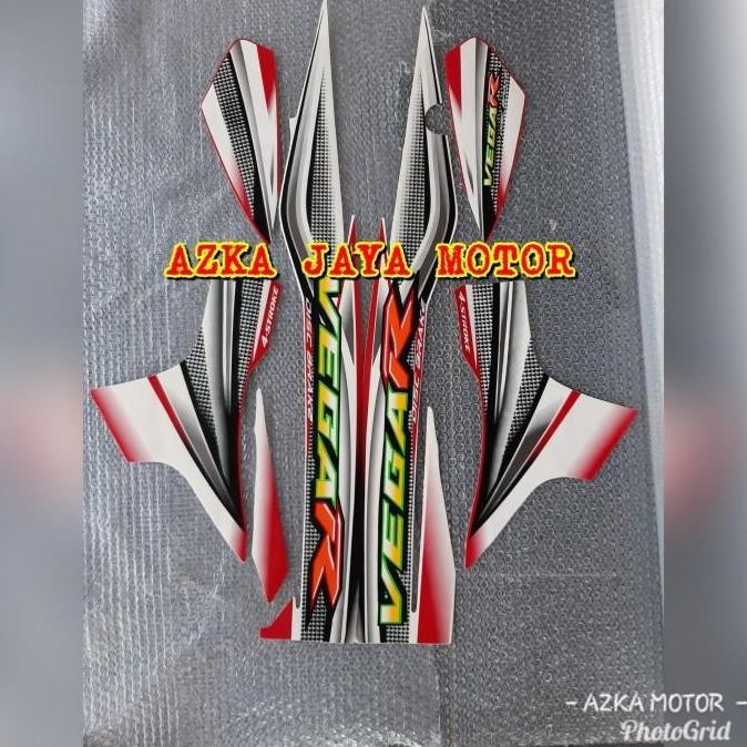 Striping / Sticker Yamaha Vega R lama Merah Putih