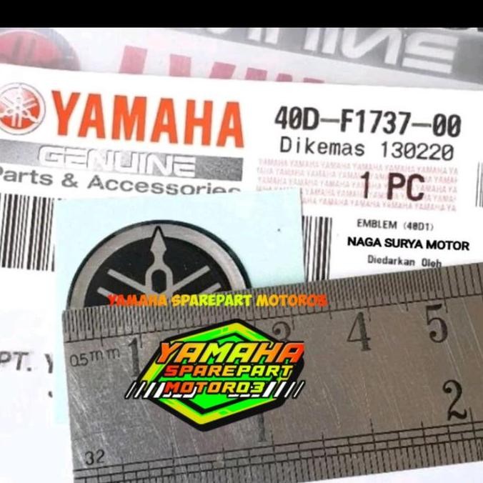 Emblem logo stang Yamaha NMax Lexi XRide 115 40D-F1737-00 ORI YGP