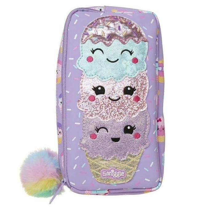 

Smiggle Fiffy Character Two Pocket Pencil Case - Tempat Pensil Smiggle New Stok