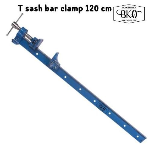 T sash bar clamp 120 cm penjepit kayu catok kayu clamp kayu T beam penjepit sambungan papan murah