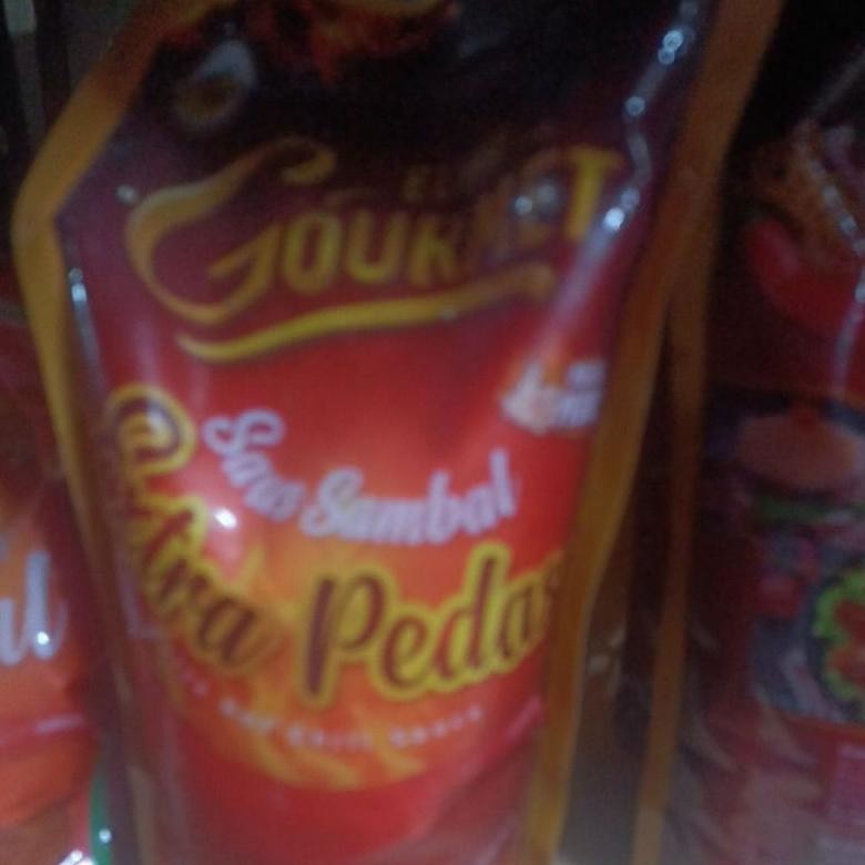 

GOURMET SAUS EXTRA PEDAS/ MC LEWIS SAUS CHILI ( 1 KARTON ) KEMASAN 1 KG ISI 12 BUNGKUS