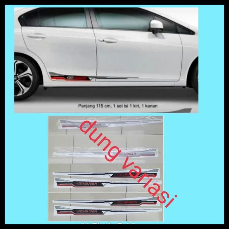 HOT DEAL STIKER BODY SAMPING MUGEN MOBIL UNIVERSAL BRIO MOBILIO HRV BRV CRV 