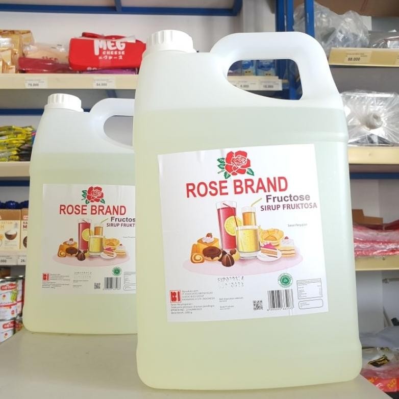 

Gula Cair RoseBrand 5Kg / Sirup Fruktosa Rose Brand 5Kg