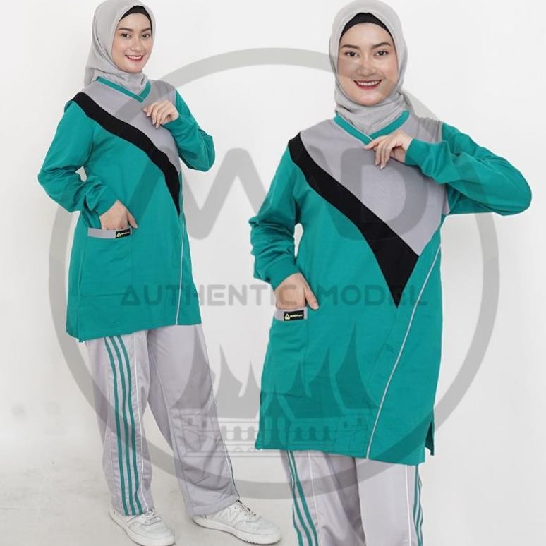 Setelan Baju Olahraga Muslimah // TUNIK // Seragam Olahraga // Seragam Senam