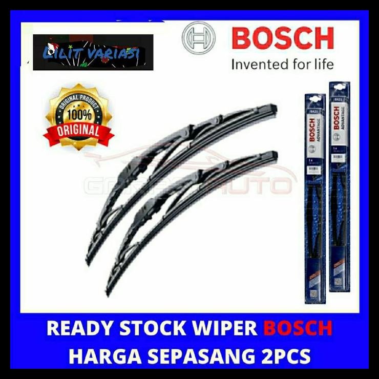 TERBARU WIPER KARET KACA DEPAN ORIGINAL BOSCH ADVANTAGA MOBIL NEW INNOVA 