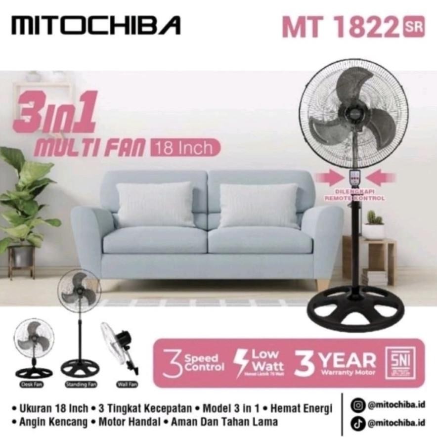 CHIBA 1822S / 1822SR Kipas Angin Industrial 3in1 1822 S 3 in 1 1822 SR