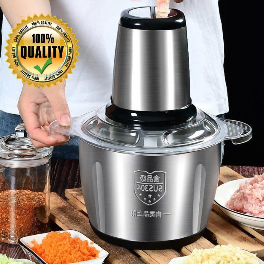 COD Blender Chopper Daging 2L Gilingan Bumbu Electric Grinder Stainless Steel SX-685 MURAH