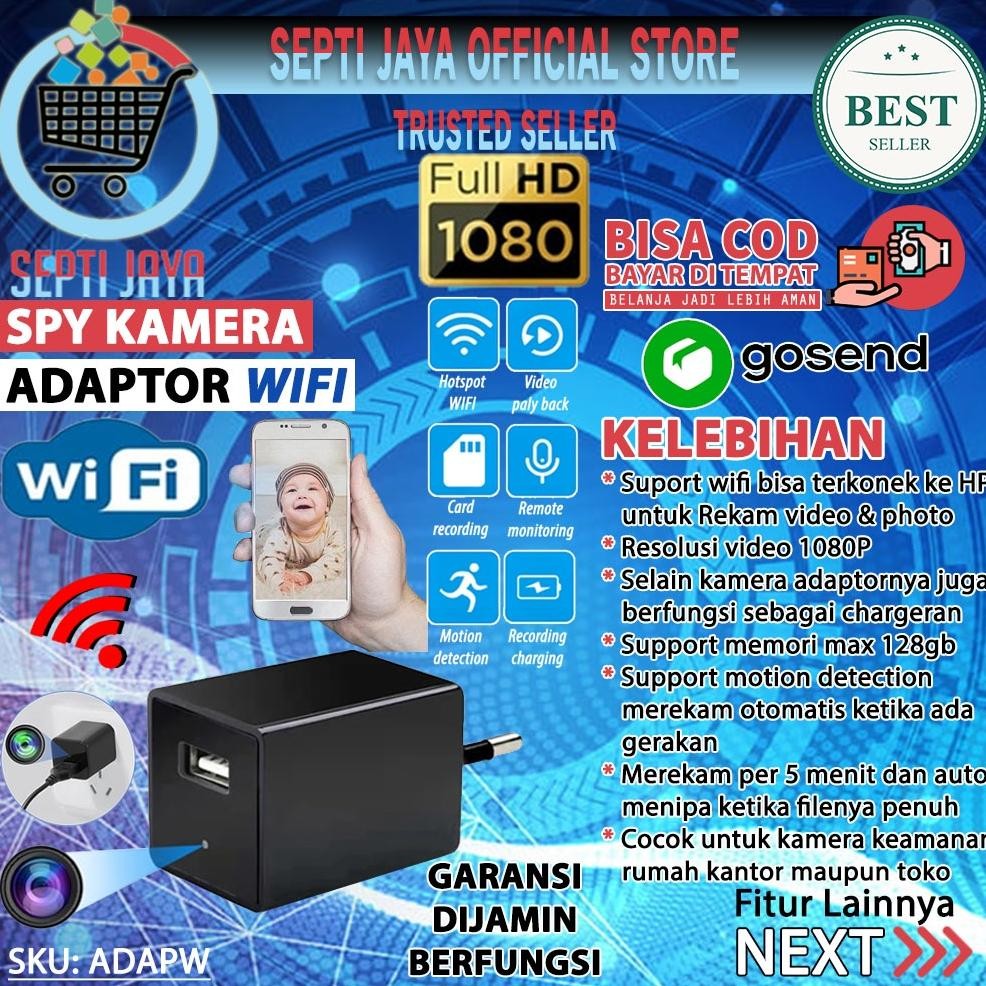 Camera  Spy Adaptor Z99 WIFI Spy Cam Chargeran Kamera Pengintai Tersembunyi Model Chrageran Adapter 
