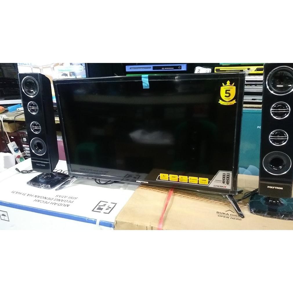 Led Tv Polytron PLD 32TV1755 PLD32TV1755 32 TV 1755 32 inch 32inch 32 inch Digital Speaker Tower DiM