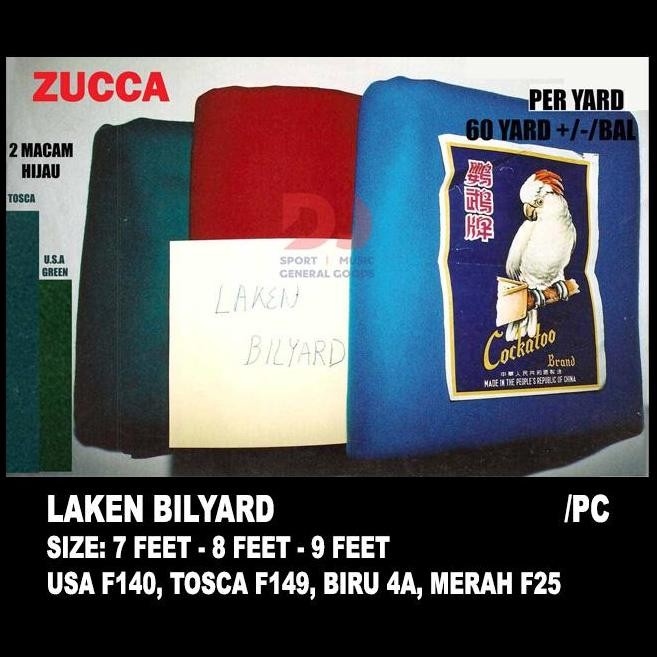 KAIN LAKEN UNTUK MEJA BILLIARD 8 FEET